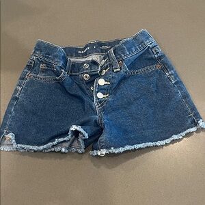 Old Navy Kids Frayed Hem Denim Shorts - Blue